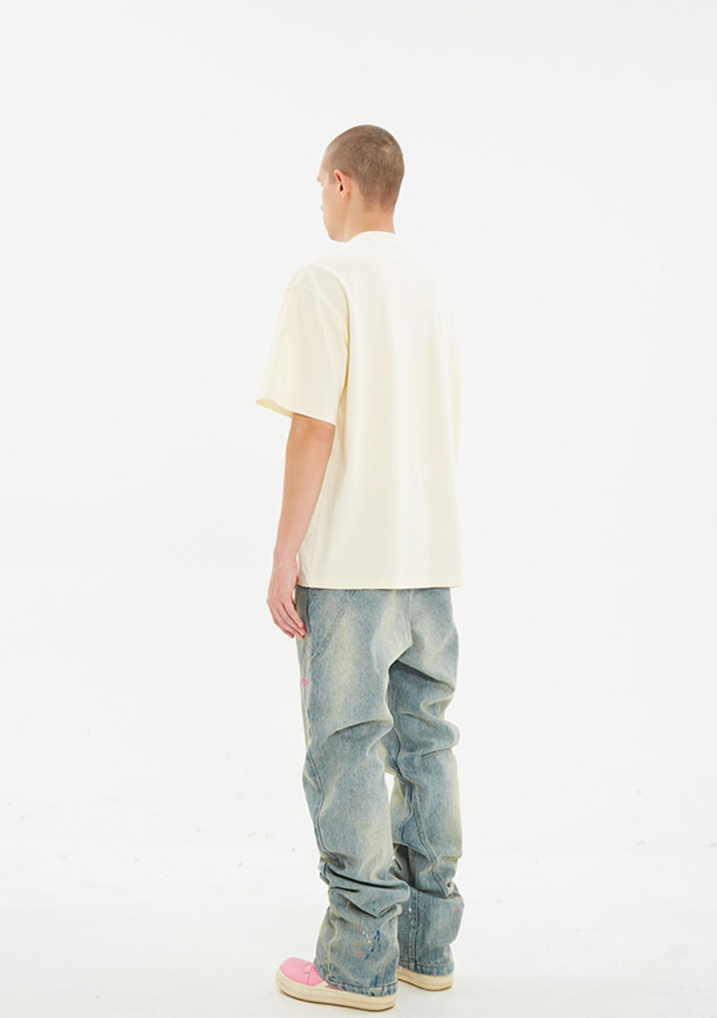 Serene Peace Dove Suede Foam Printed T-shirt