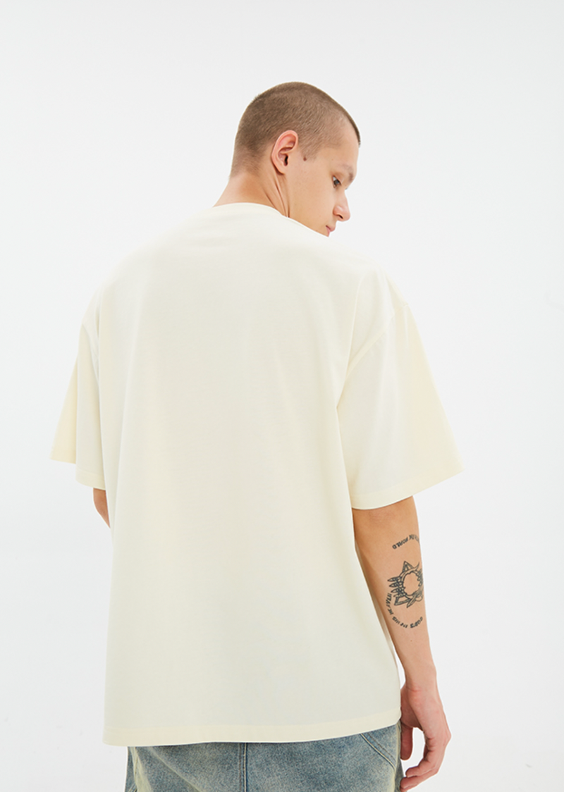 Serene Peace Dove Suede Foam Printed T-shirt