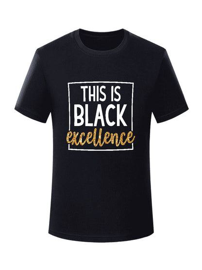 Round Neck Letter Print T-shirt Ar50140