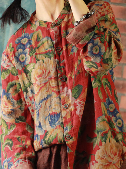 Print Cardigans T-shirt Av1002