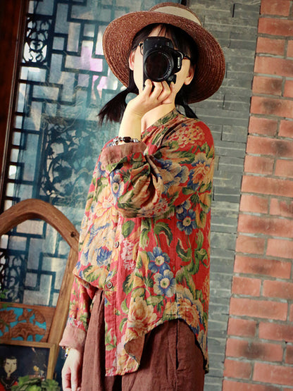 Print Cardigans T-shirt Av1002