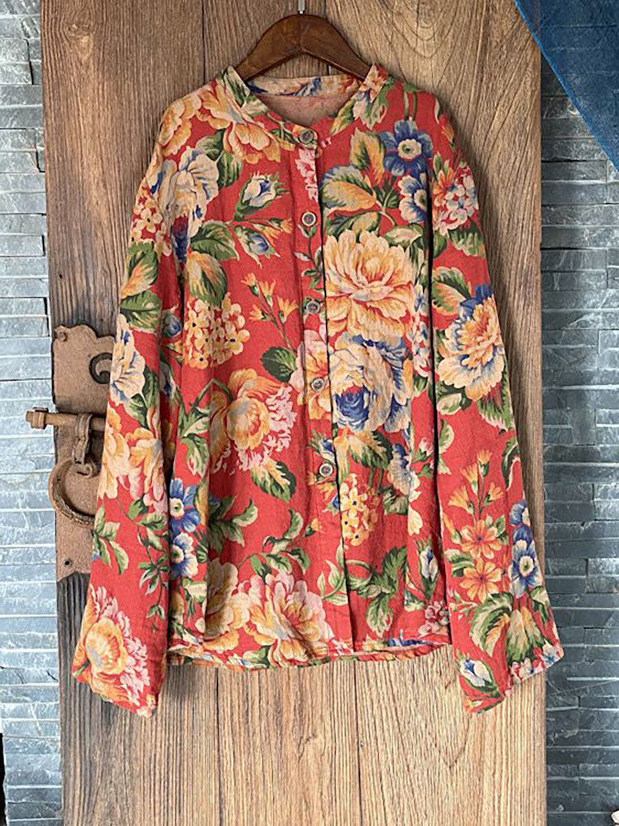 Print Cardigans T-shirt Av1002