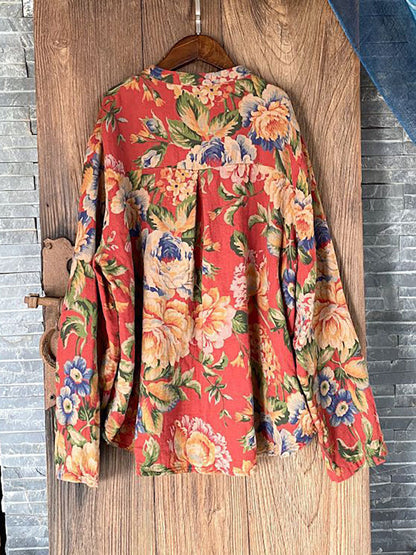 Print Cardigans T-shirt Av1002