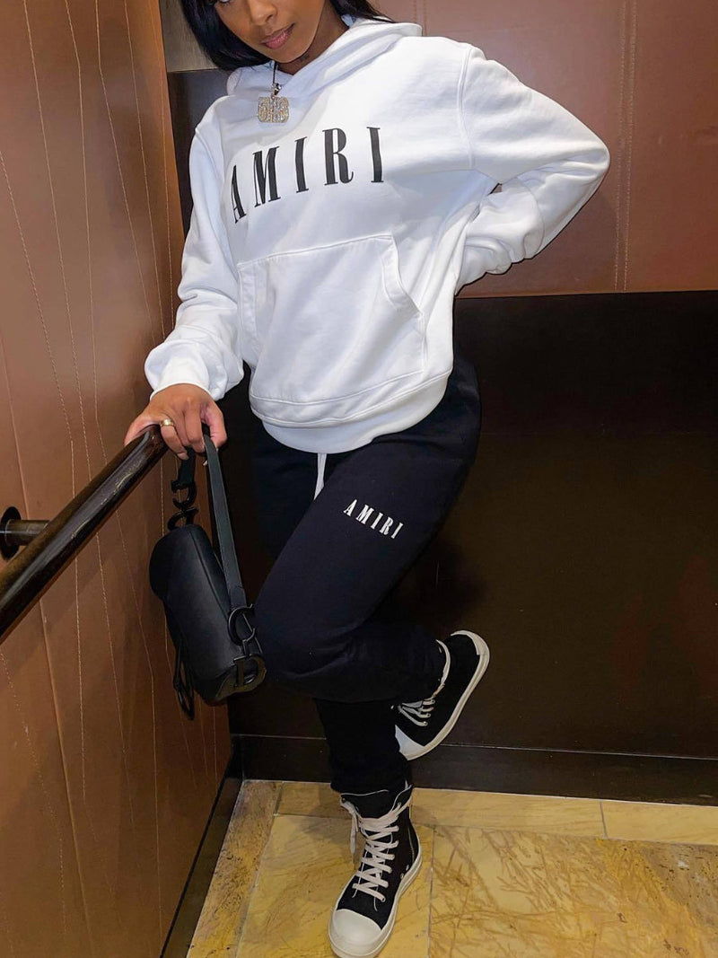 Cartoon Letter Print Sweatshirt Ar7047