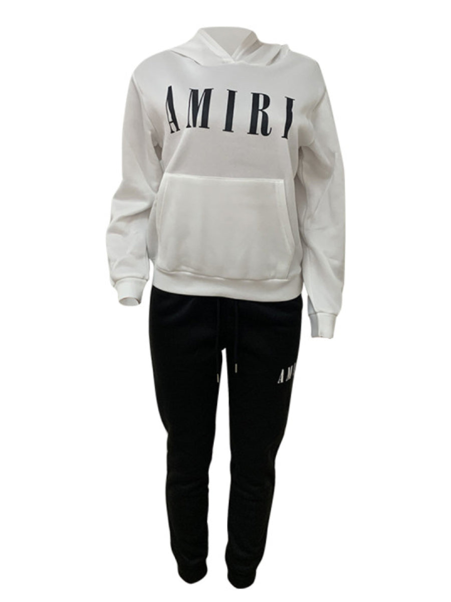 Cartoon Letter Print Sweatshirt Ar7047