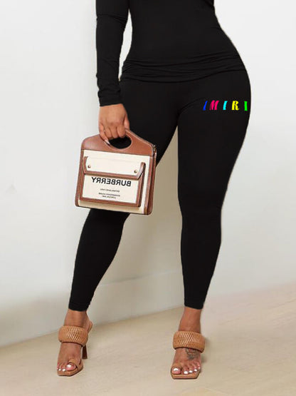 Cartoon Letter Print Sweatshirt Ar7047