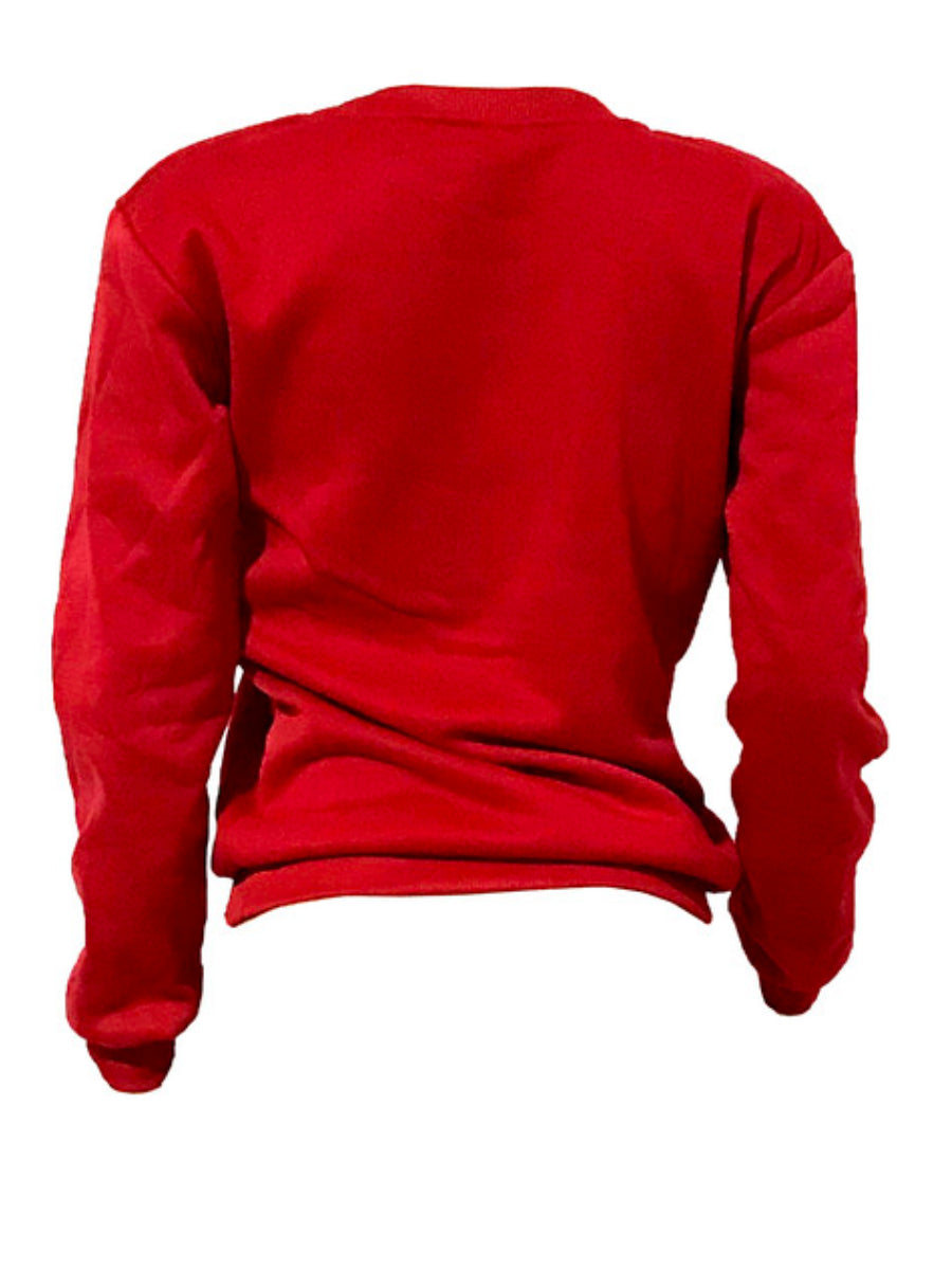 Dropped Shoulder Letter Print Sweatshirt Ar5063
