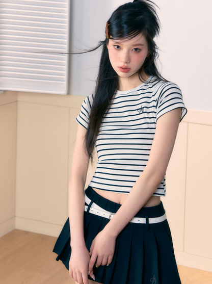 Pleated Skort Collection: Versatile Tennis-style Shorts With Flared Overlay in Ivory, Charcoal, and Black