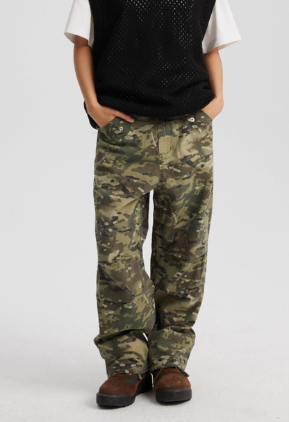 Rugged Tree Camouflage Old Work Pants