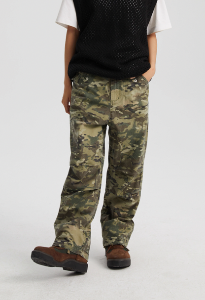 Rugged Tree Camouflage Old Work Pants