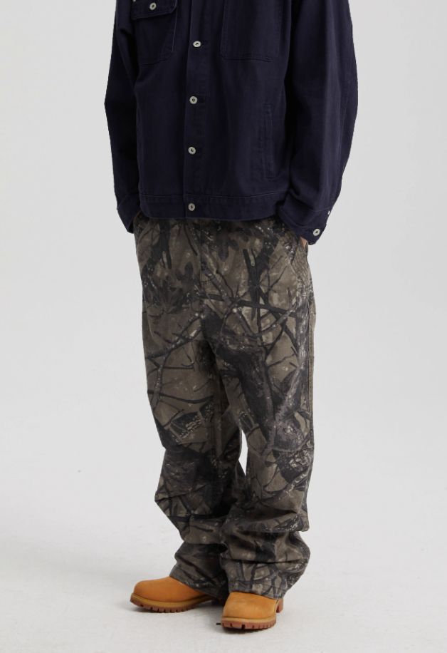 Rugged Tree Camouflage Old Work Pants