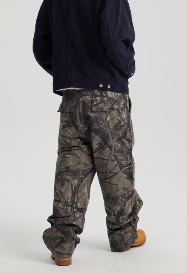 Rugged Tree Camouflage Old Work Pants