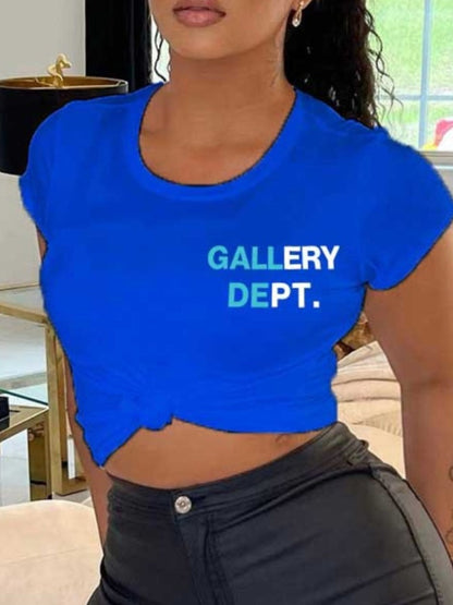 Gallery Dept Letter Print T-shirt Ar506
