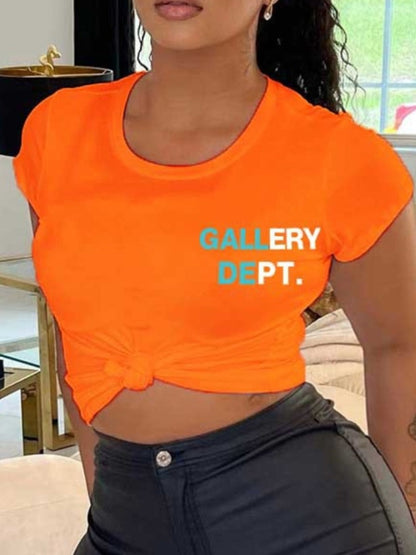 Gallery Dept Letter Print T-shirt Ar506