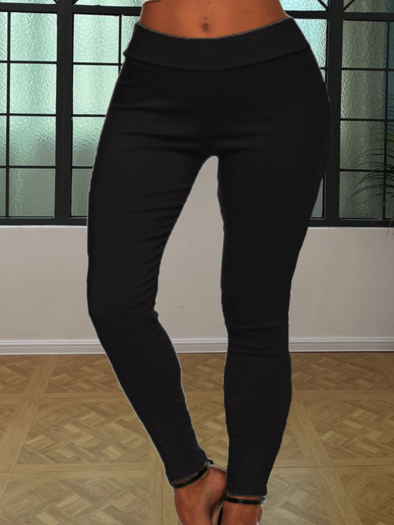 Basics High Waist Skinny Pants Ar5043