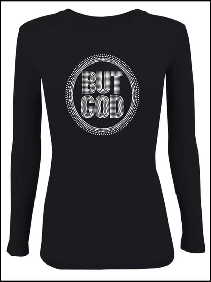 Rhinestone Letter Decor T-shirt Bo2115