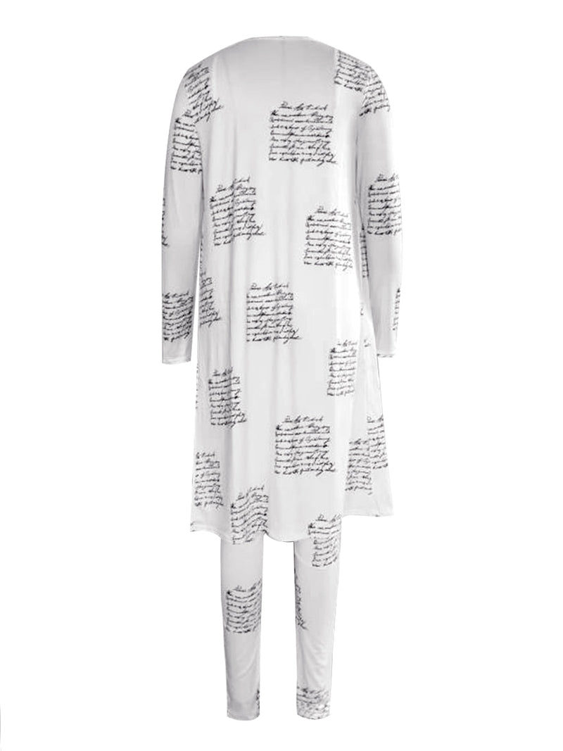 Cami Mixed Print Drawstring Three Piece Pants Set Bo50103