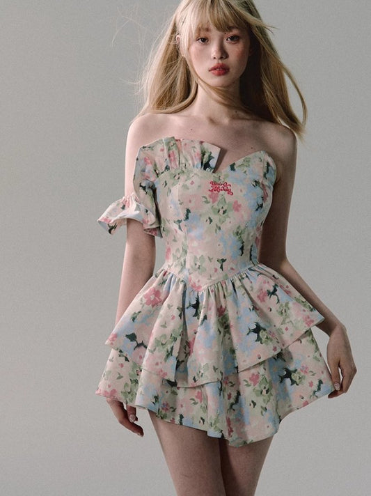 Ruffle Mini Dress