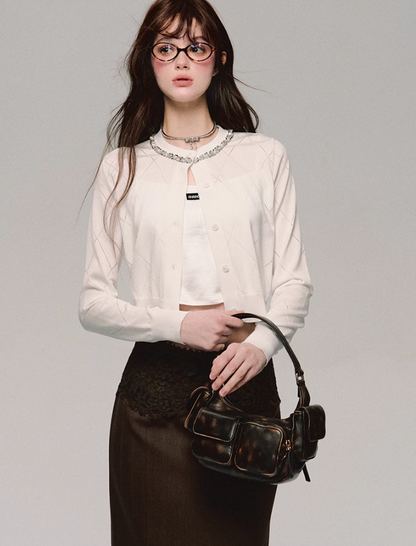 Lace Trim Satin Camisole/skirt