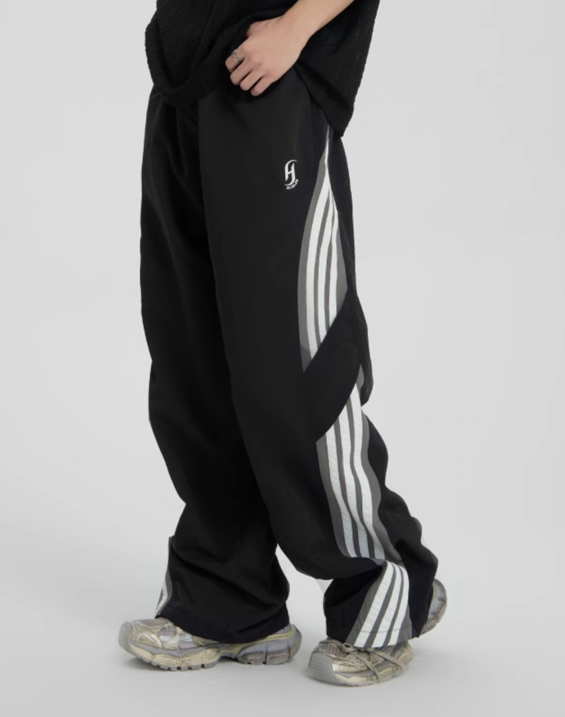 Striped Paratrooper Sports Rushing Pants