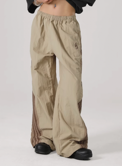 Striped Paratrooper Sports Rushing Pants