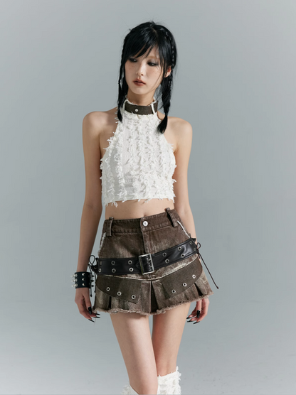 Frustration Garden Gothic Punk Cargo Shorts