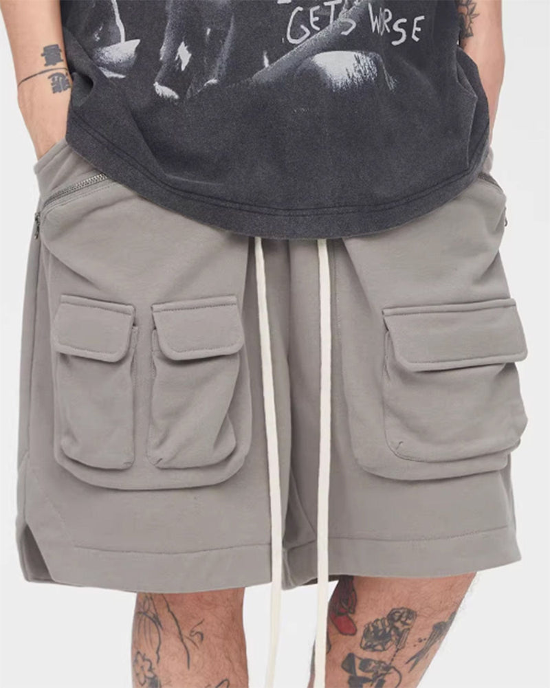 Cargo Shorts With Drawstring Waist