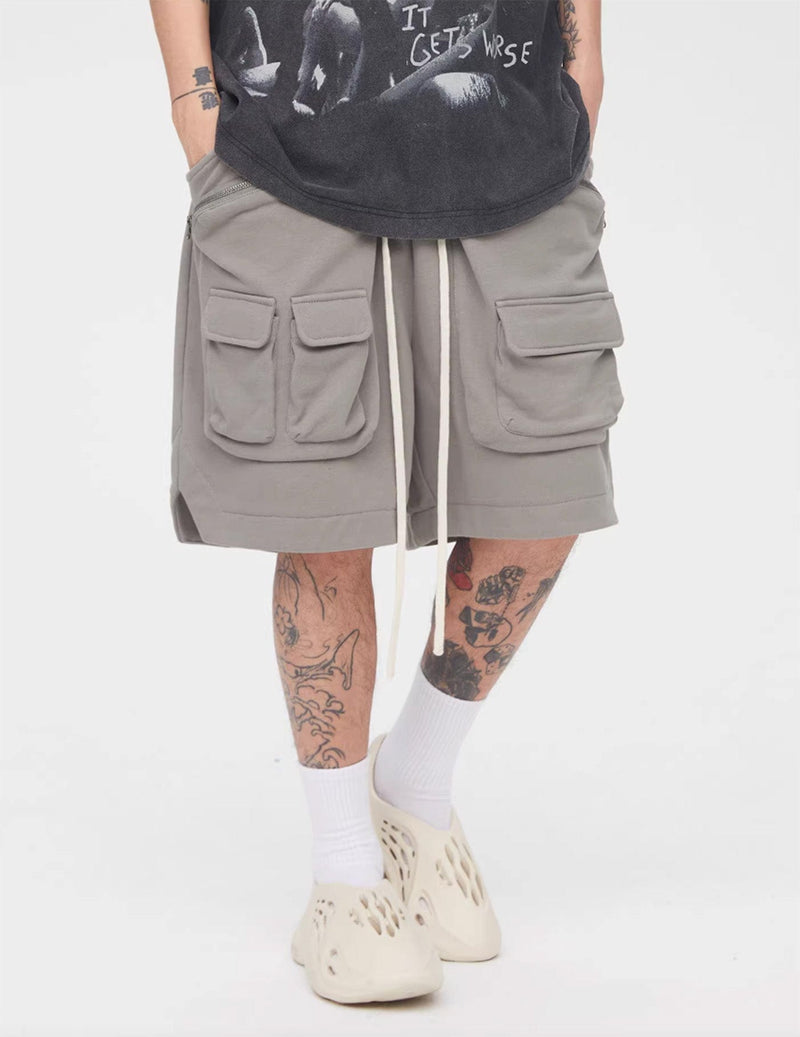 Cargo Shorts With Drawstring Waist