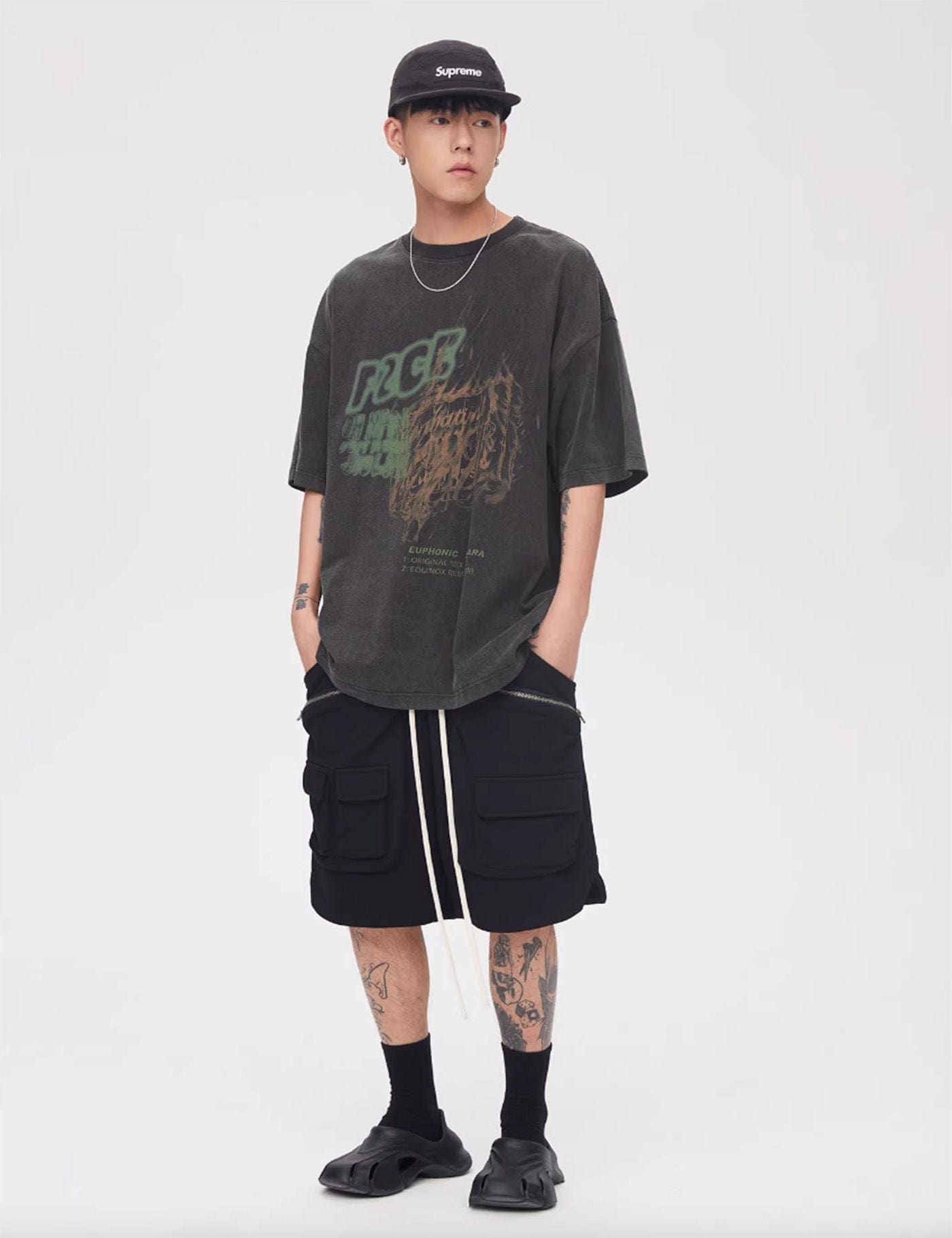 Cargo Shorts With Drawstring Waist