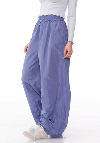 Wide-leg Track Pants