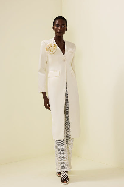 3d Long Sleeve Coat