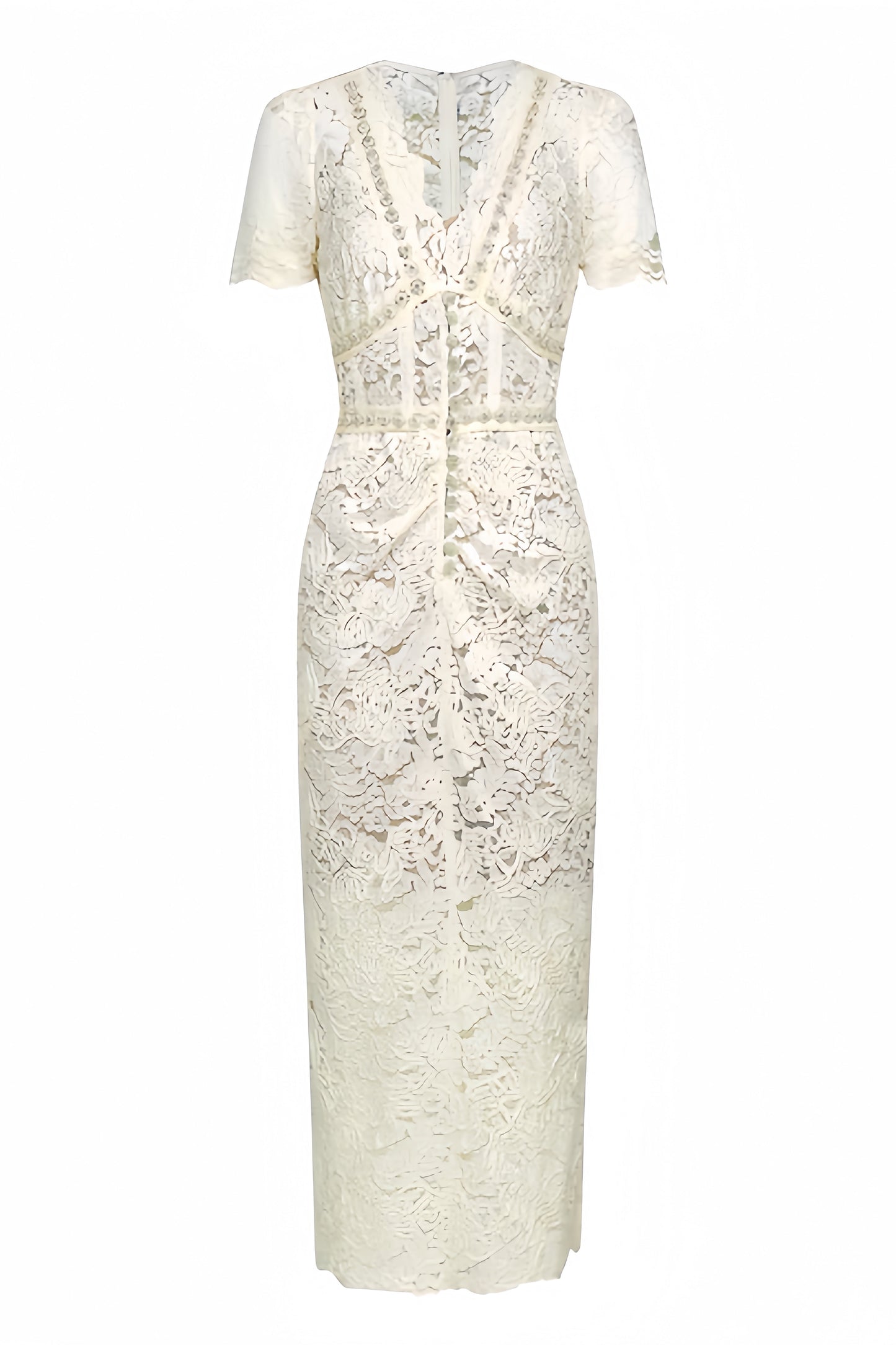 Fina Lace Slim Fit Midi Dress