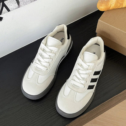 Comfort Increase Niche Retro German Training Shoes Female Summer Breathable Flat Shoes Sports Forrest Gump Shoes