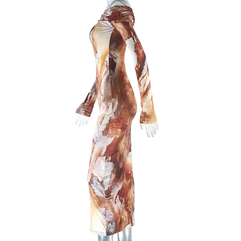 New Retro One-line Trend Y2k Midi Dresses