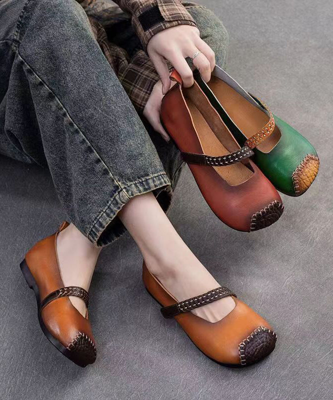Spring Summer New Soft Bottom Comfortable Flats Shoes Cz1026