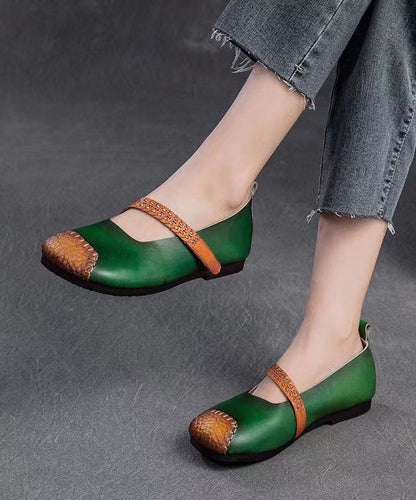 Spring Summer New Soft Bottom Comfortable Flats Shoes Cz1026