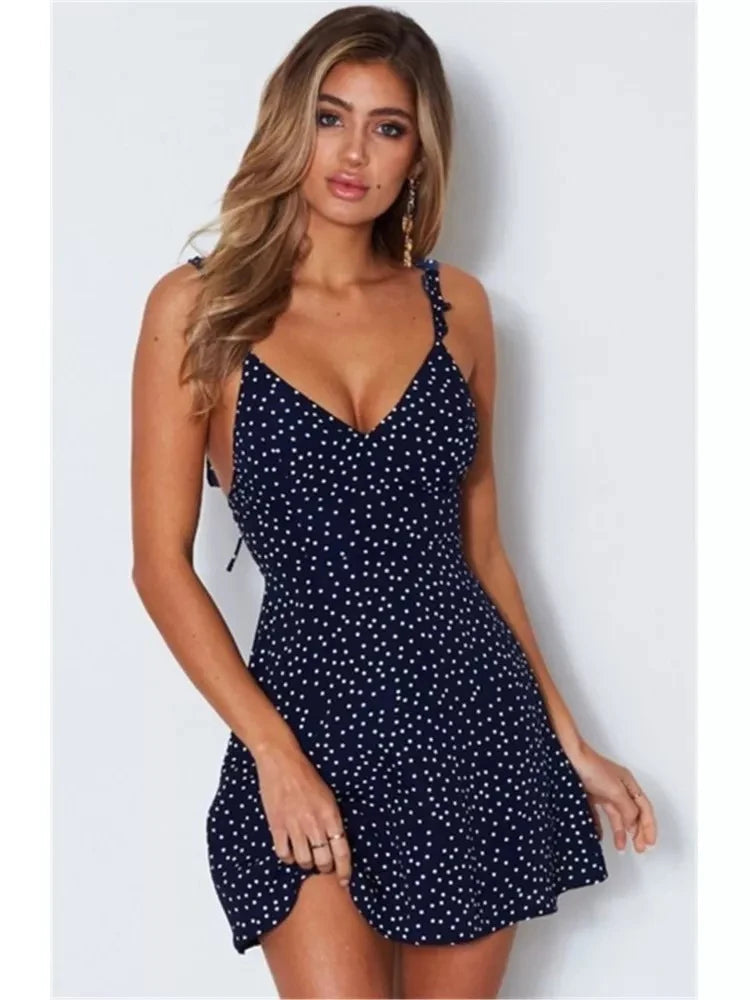 Summer Sleeveless Female Midi Dresses