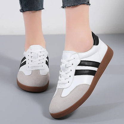 Sneakers Shoes Spring Trend Flats Female New Comfort White Vulcanized Platform Shoes for