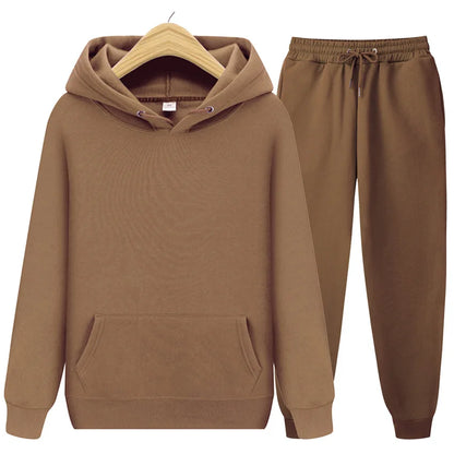 New ’s Wear Suit Sportswear Suit Color Pullover + Pants Suit Autumn and Winter Suit