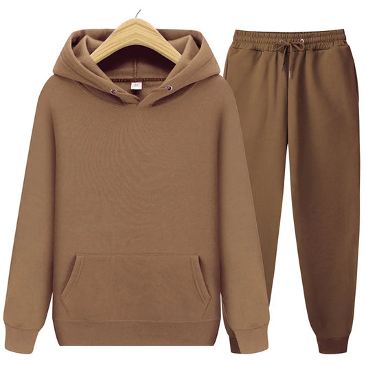 New ’s Wear Suit Sportswear Suit Color Pullover + Pants Suit Autumn and Winter Suit
