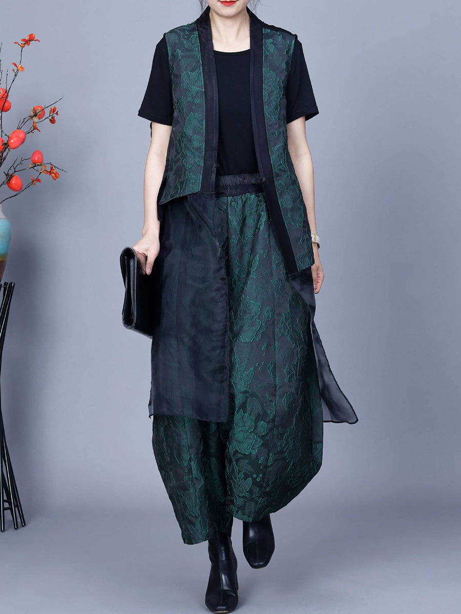 Flower Print Spring Loose Harem Pants Pa1018