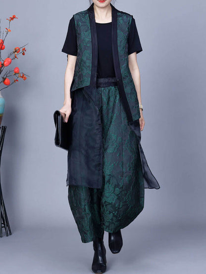 Flower Print Spring Loose Harem Pants Pa1018
