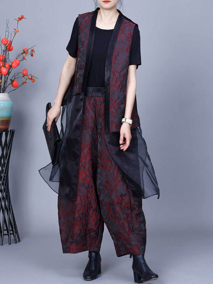 Flower Print Spring Loose Harem Pants Pa1018