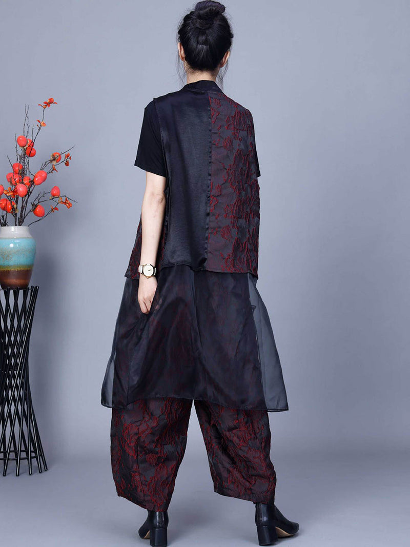 Flower Print Spring Loose Harem Pants Pa1018