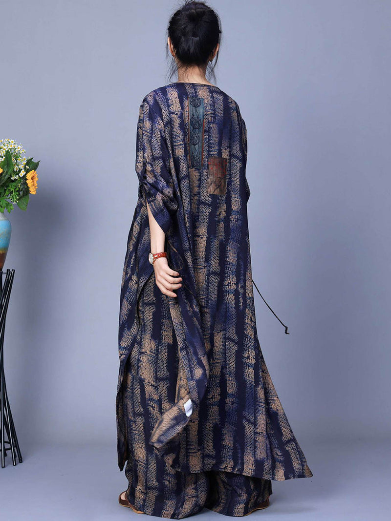 Spring Patch Spliced Long Shirt+pants Pa1023