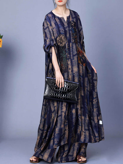 Spring Patch Spliced Long Shirt+pants Pa1023