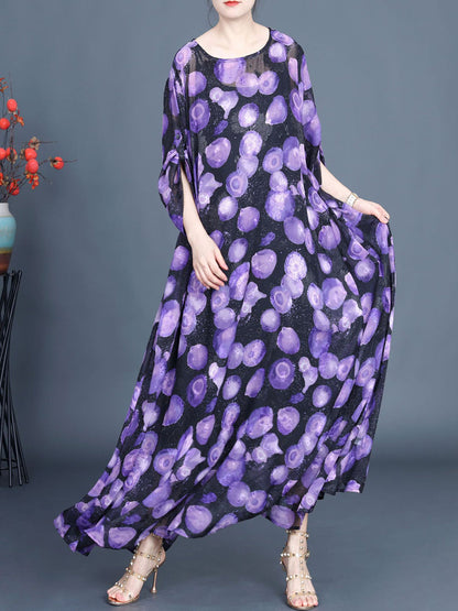 Summer Jacquard Loose Maxi Dress Co1042