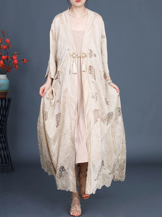 Summer Cutout Tassel Vest Dress+outwear Kl1016