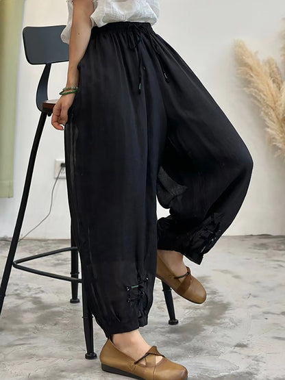 Summer Ramie Harem Pants Xx1038