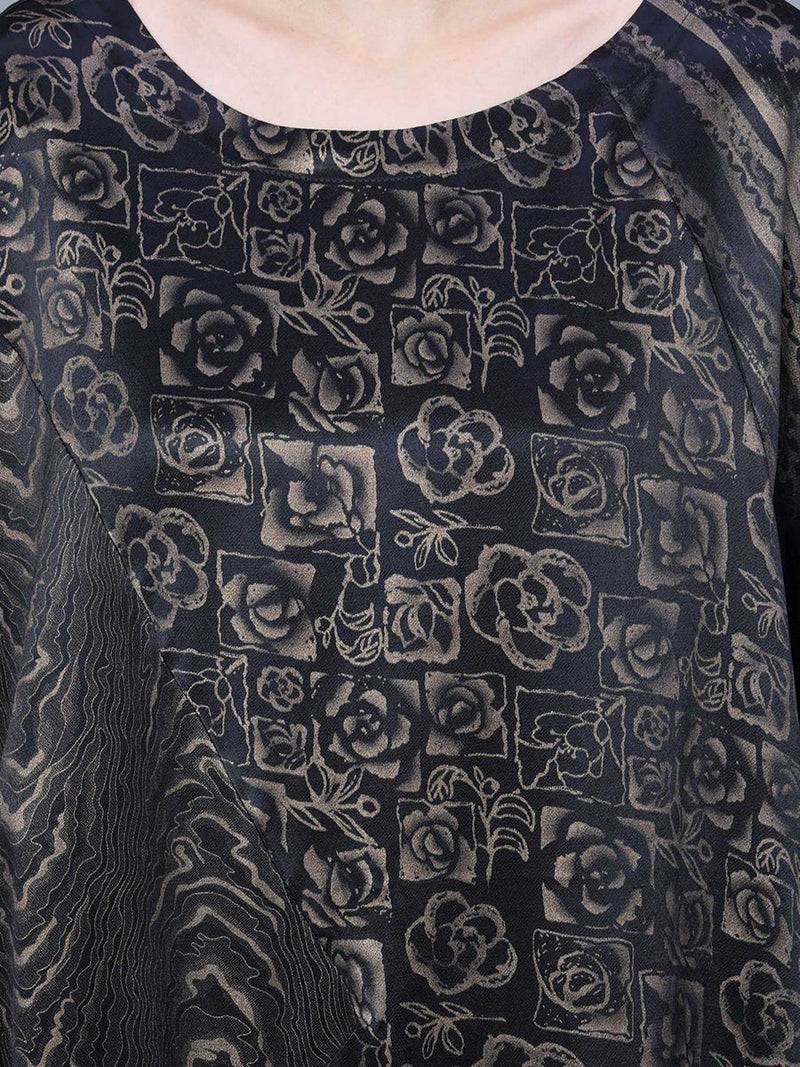 Summer Flower Spliced Maxi Dress Aa1038
